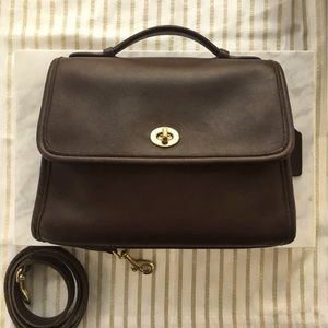 Vintage Coach Court Handbag
